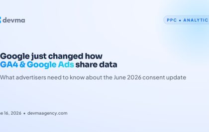 Google GA4 and Google Ads data sharing change June 2026 Consent Mode update